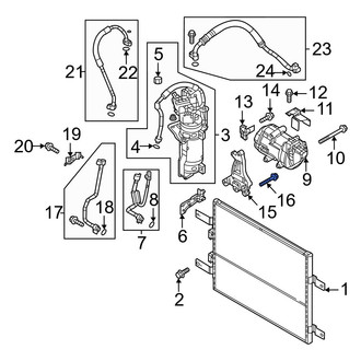 Mazda OE - A/C Compressor Bolt