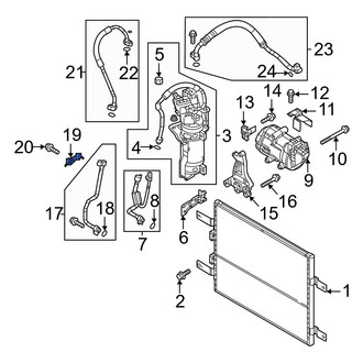 Mazda OE - A/C Refrigerant Line Bracket
