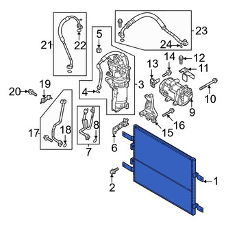 Mazda OE - A/C Condenser