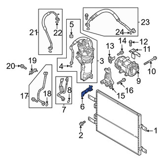 Mazda OE - A/C Receiver Drier Bracket