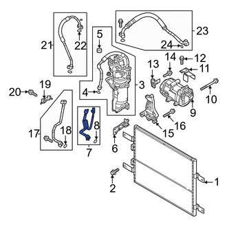 Mazda OE - A/C Pipe
