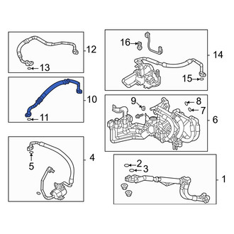 Mazda OE - A/C Refrigerant Suction Hose