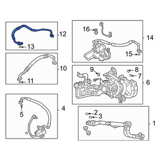Mazda OE - A/C Refrigerant Discharge Hose