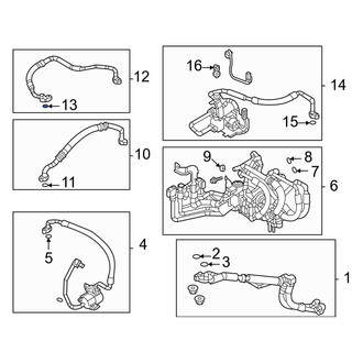 Mazda OE - Lower A/C Refrigerant Line O-Ring