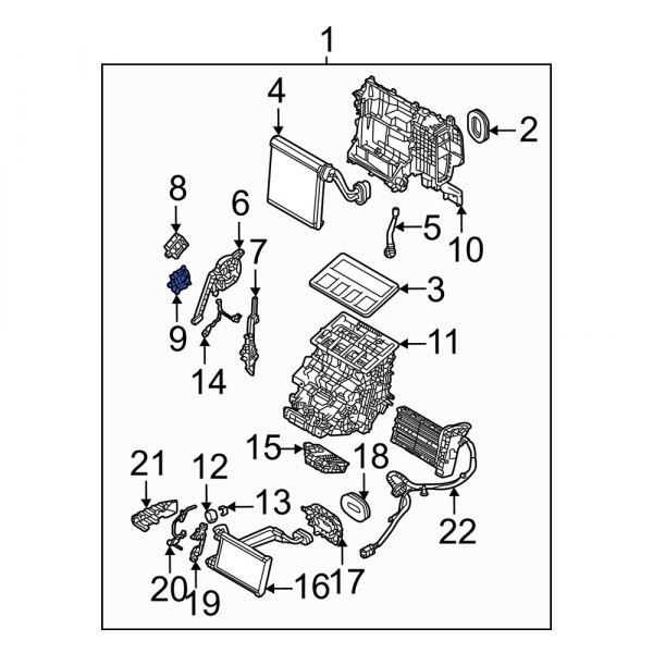 HVAC Blend Door Actuator