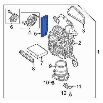 Mazda OE - HVAC Blower Case Seal