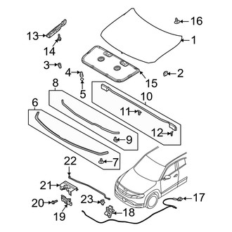 Mazda OE - Hood & Components