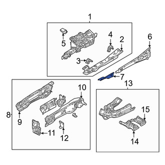 Mazda OE - Front Left Cowl Side Panel