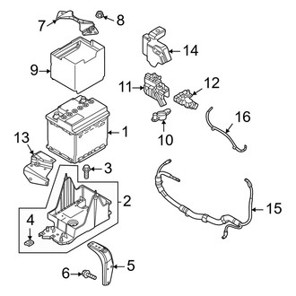 Mazda OE - Electrical - Battery (Conventional)
