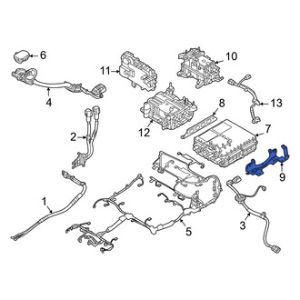 Mazda OE - Front Drive Motor Battery Pack Charger Bracket