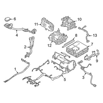 Mazda OE - Electrical - Battery (High Voltage, Wiring)