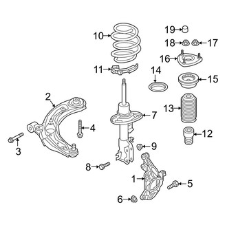 Mazda OE - Front Suspension - Suspension Components