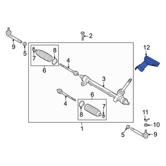 Mazda OE - Front Rack and Pinion Bellows