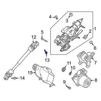 Mazda OE - Inner Power Steering Control Module Bolt