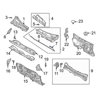 Mazda OE - Front Windshield Washer Hose