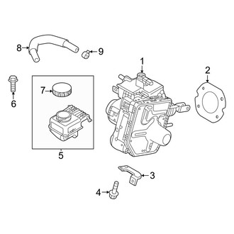 Mazda OE - Cowl - Components on Dash Panel
