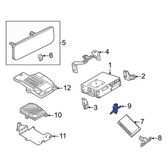 Mazda OE - Upper Radio Bracket