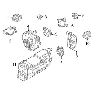 Mazda OE - Instrument Panel - Sound System (Speakers)