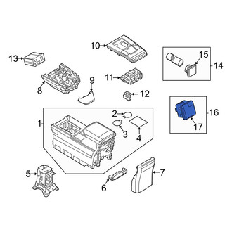 Mazda OE - Rear 12 Volt Accessory Power Outlet Cover