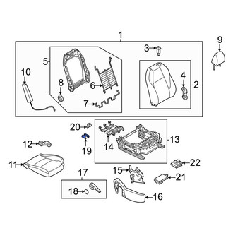 Mazda OE - Front Left Seat Track Cover