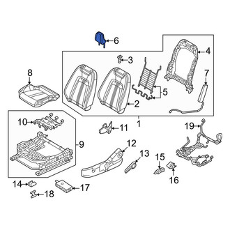 Mazda OE - Rear Center Headrest