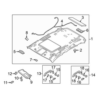 Mazda OE - Roof - Interior Trim