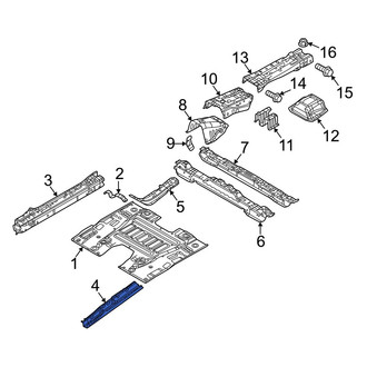 Mazda OE - Front Left Floor Pan Reinforcement