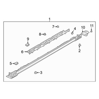Mazda OE - Pillars, Rocker & Floor - Exterior Trim