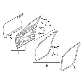 Mazda OE - Front Door - Door & Components