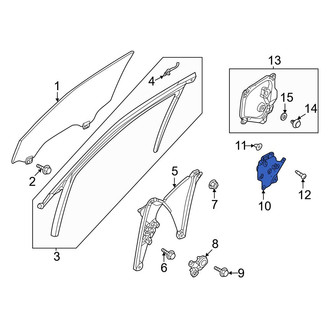 Mazda OE - Front Left Lower Door Access Cover