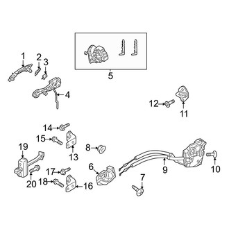 Mazda OE - Front Door - Lock & Hardware