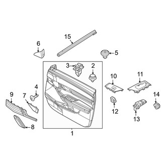 Mazda OE - Front Door - Interior Trim