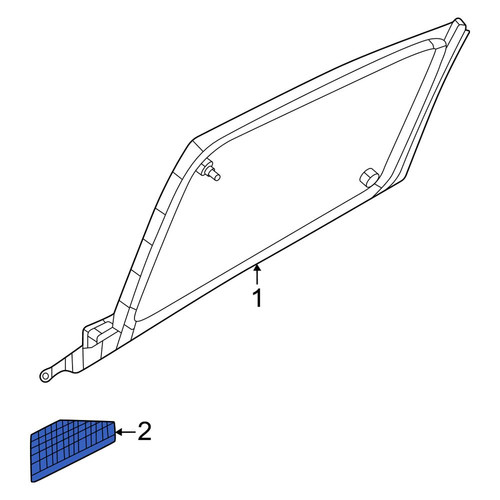 Mazda OE C51350896 - Back Glass Clip