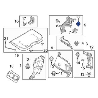 Mazda OE - Body B-Pillar Trim Panel Clip
