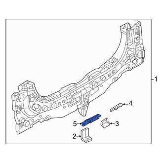 Mazda OE - Rear Rear Body Reinforcement Plate