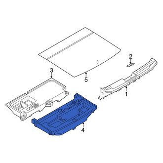 Mazda OE - Rear Trunk Floor Storage Box