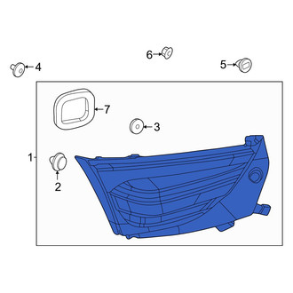 Mazda OE - Rear Left Inner Tail Light Assembly