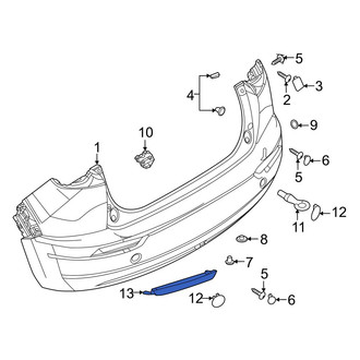 Mazda OE - Rear Left Reflector Panel