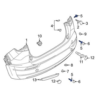 Mazda OE - Inner Bumper Cover Screw