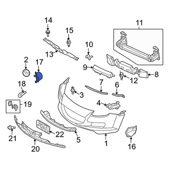 Mazda OE - Front Fog Light Cover