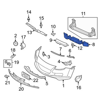 Mazda OE - Front Bumper Impact Absorber