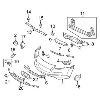 Mazda OE - Front Bumper & Grille - Bumper & Components