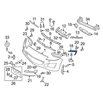 Mazda OE - Front Left Jack Plug Cover