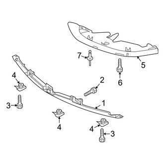 Mazda OE - Front Bumper & Grille - Spoiler
