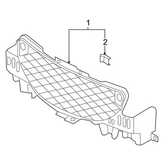 Mazda OE - Front Bumper & Grille - Grille & Components