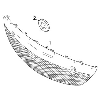 Mazda OE - Front Bumper & Grille - Grille & Components
