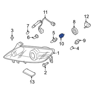 Mazda OE - Front Headlight Socket