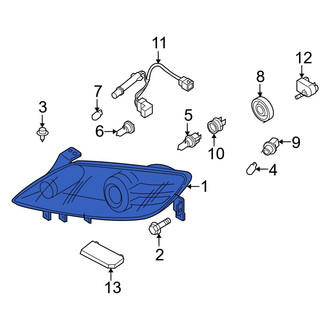 Mazda OE - Front Left Headlight