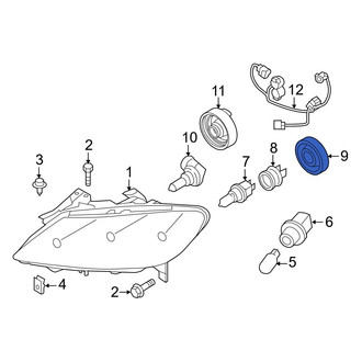 Mazda OE - Rear Headlight Bulb Cap