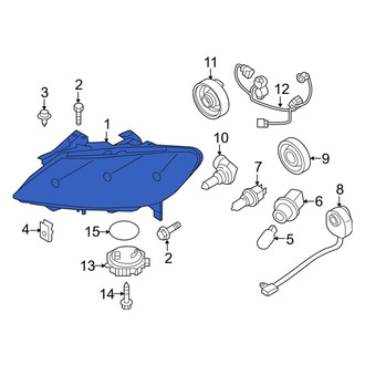 Mazda OE - Front Left Headlight